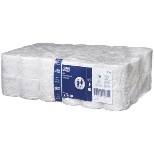 Tork Soft T4 Advanced Toilet Tissue 2 Ply 400 Sheet, Carton of 48