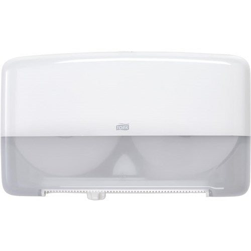 Tork T2 Mini Jumbo Twin Toilet Tissue Dispenser 555500 White