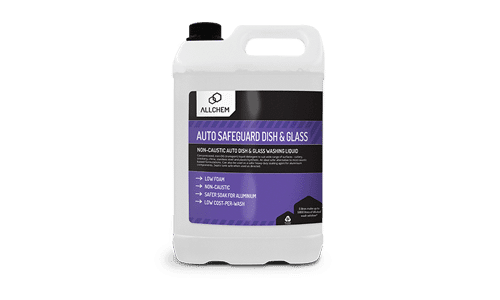 Allchem Auto Safeguard Dish & Glass 5L, Carton of 3