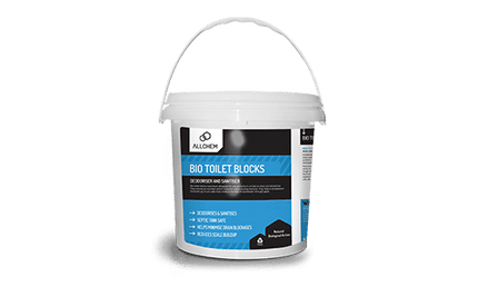 Allchem Bio Toilet Blocks 4kg, Carton of 3