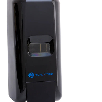 Pacific Hygiene 1L Soap & Sanitiser Dispenser - White, Black