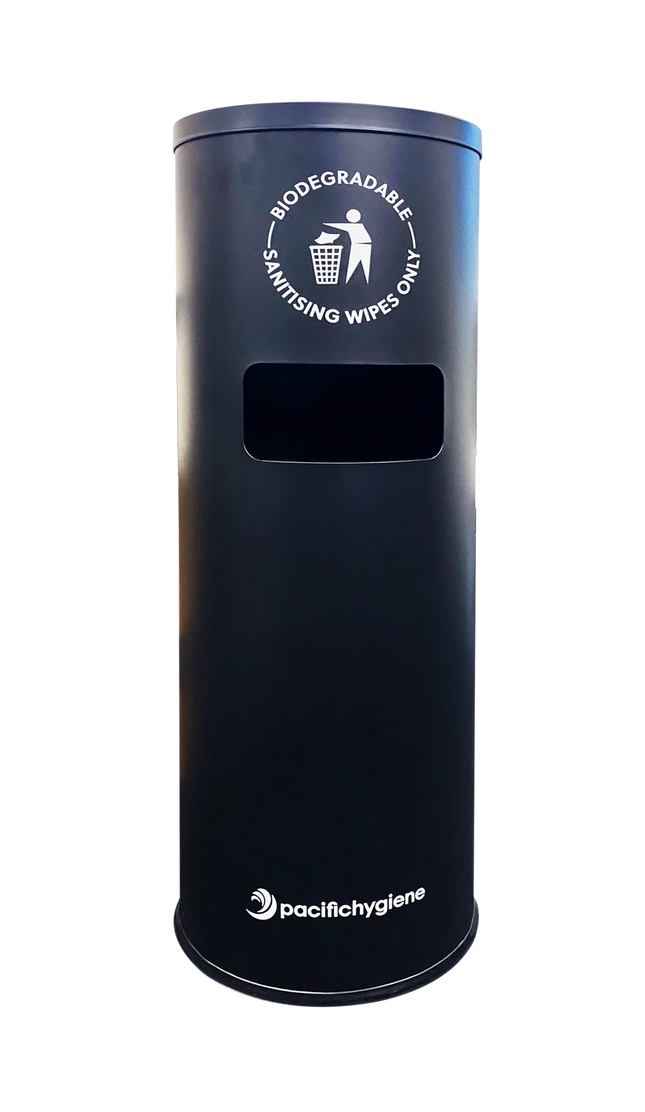 HygieneNix Gym Wipe Dispenser, Black