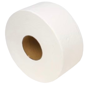 Pacific Green Recycled Jumbo Toilet Roll 2-Ply - 300m/Roll, Carton of 8 Rolls