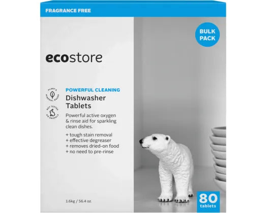 Auto Dish Washer Tablets 80pk, Carton of 4