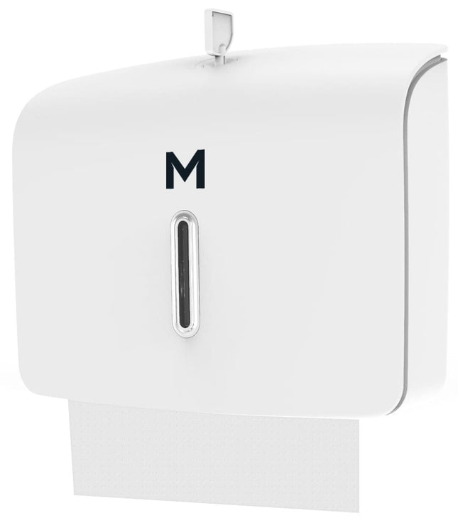 Mini Slimfold Towel Dispenser, 300 Sheet Capacity - White, Silver, Black