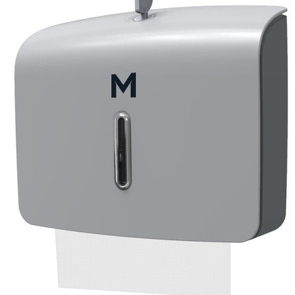 Mini Slimfold Towel Dispenser, 300 Sheet Capacity - White, Silver, Black