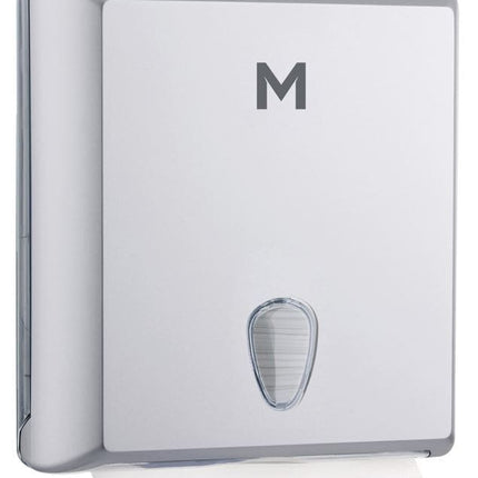 Regular Slimfold Dispenser, 450 Sheet Capacity - White, Silver, Black