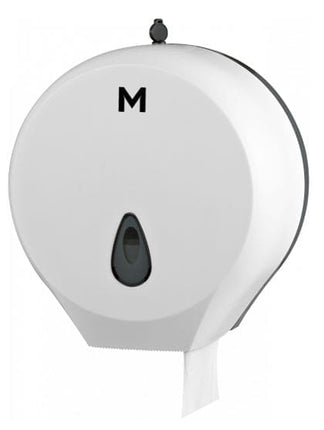 Single Jumbo Roll Dispenser - White, Silver, Black