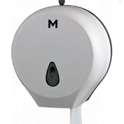 Single Jumbo Roll Dispenser - White, Silver, Black
