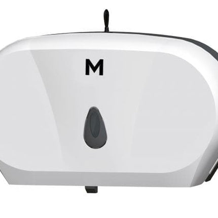 Double Jumbo Roll Dispenser - White, Silver, Black