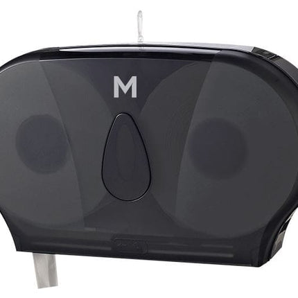 Double Jumbo Roll Dispenser - White, Silver, Black