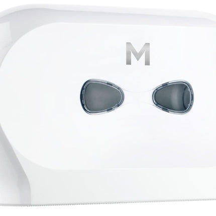 Double Mini Jumbo Dispenser - White, Silver, Transparent, Black