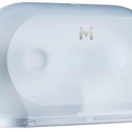 Double Mini Jumbo Dispenser - White, Silver, Transparent, Black