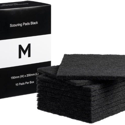 Regular Scouring Pads - Green, Blue, Red, Black, White, Carton of 80