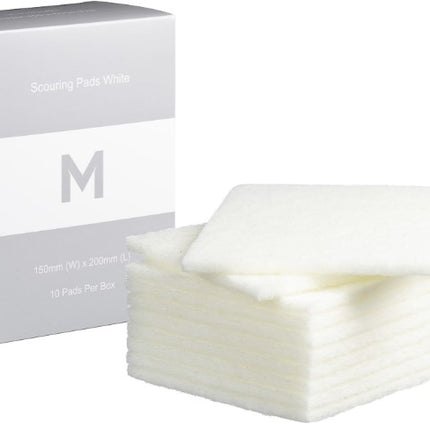 Regular Scouring Pads - Green, Blue, Red, Black, White, Carton of 80