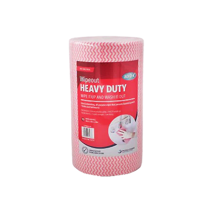 Sorb-X Wipeout Heavy Duty Roll, Green, Red, Blue, Yellow
