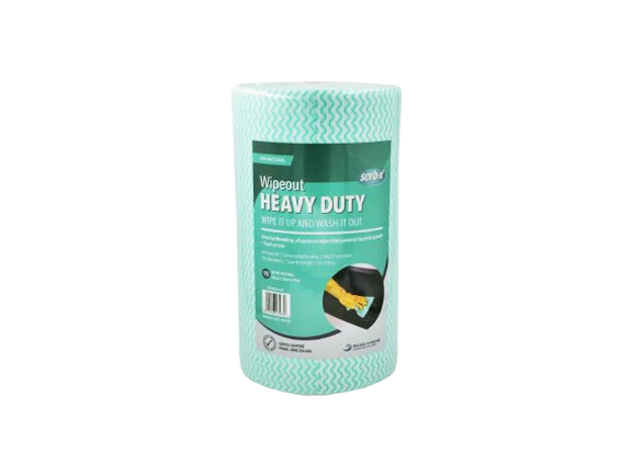 Sorb-X Wipeout Heavy Duty Roll, Green, Red, Blue, Yellow