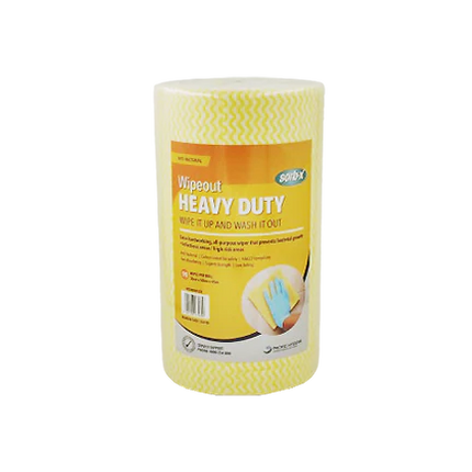 Sorb-X Wipeout Heavy Duty Roll, Green, Red, Blue, Yellow