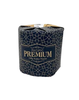 Pacific Pearl Toilet Roll 3 Ply - 250 Sheets/roll, Carton of 48 Rolls