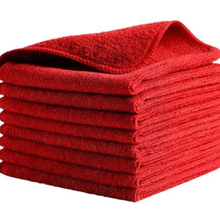 Rubbermaid HYGEN R-40 Economy Microfiber Cloth - Green, Red, Blue, Yellow, Pack of 24 units