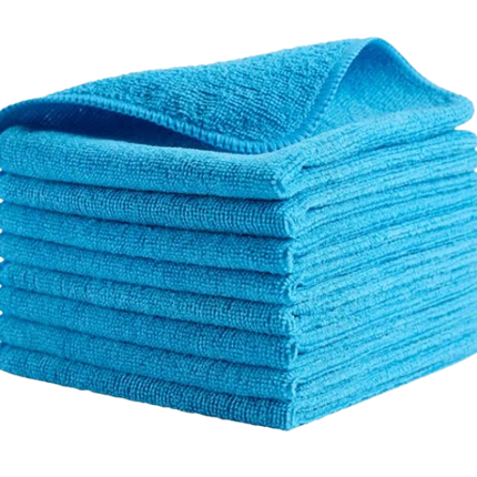 Rubbermaid HYGEN R-40 Economy Microfiber Cloth - Green, Red, Blue, Yellow, Pack of 24 units