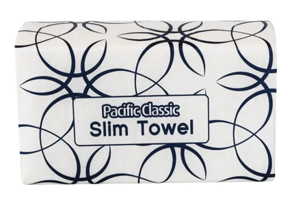 Pacific Classic Slim Towel - 250 Sheets/Pack, Carton of 16 Packs