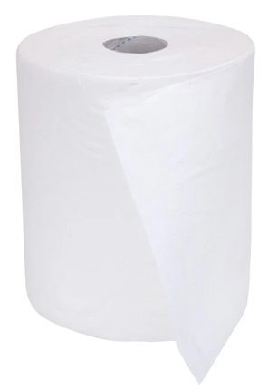 Sorb-X Centrefeed Roll 1-Ply 22cm - Blue, White, Carton of 6 Rolls