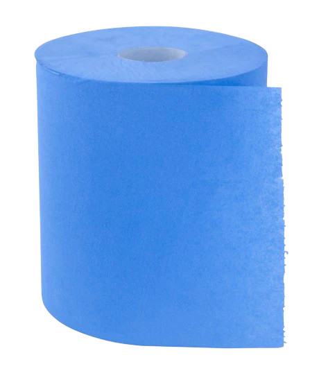 Sorb-X Centrefeed Roll 1-Ply 22cm - Blue, White, Carton of 6 Rolls