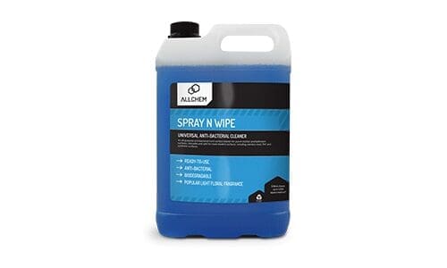 Allchem Spray n Wipe 5L, Carton of 3