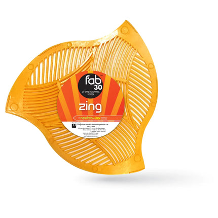 Fab 30 Days Urinal Screens (Tang, Vibe, Zest, Zing), Carton of 24 Screens