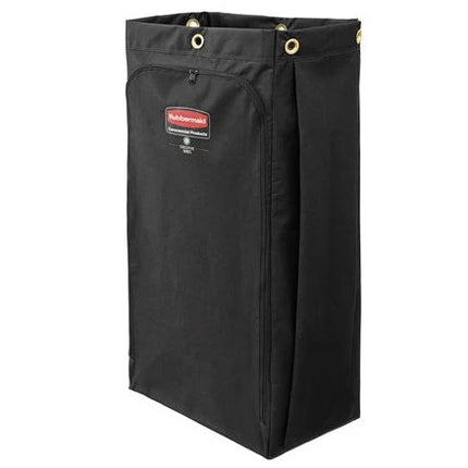 Rubbermaid Janitorial Cleaning Cart Vinyl Bag, Yellow, Red, Black