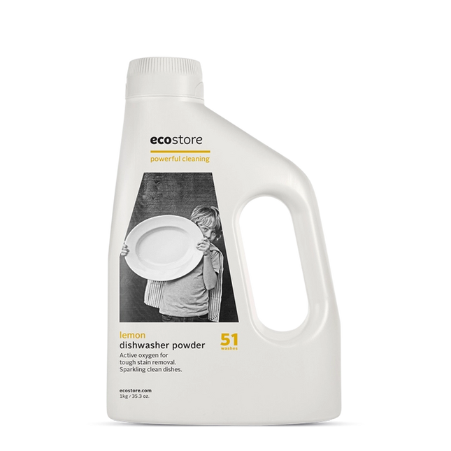 Lemon Dishwasher Powder 1kg, Carton of 6