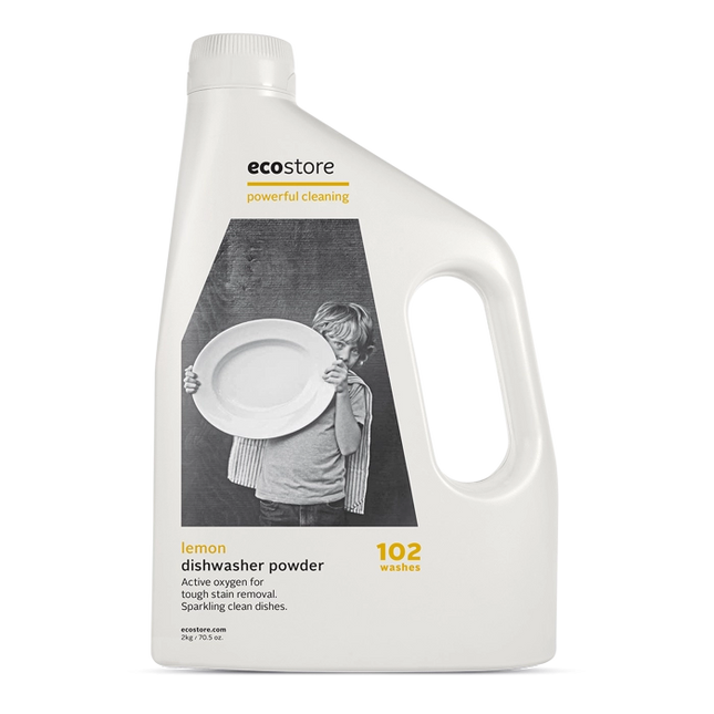 Lemon Dishwasher Powder 2kg, Carton of 6