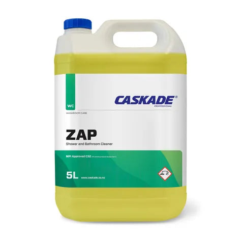 Caskade Zap Shower Cleaner 5L - Carton of 3