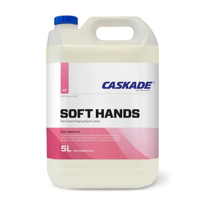 Caskade Soft Hands Liquid Soap 5L - Pink, White, Carton of 3