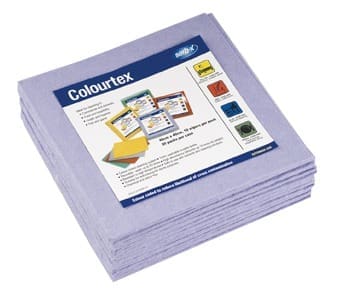 Sorb-X Colourtex Heavy Duty Wipes - 10 Wipers/Pack, Carton of 20 Packs