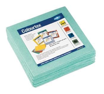 Sorb-X Colourtex Heavy Duty Wipes - 10 Wipers/Pack, Carton of 20 Packs