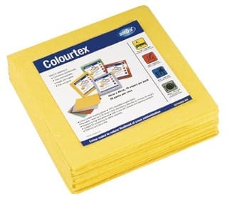 Sorb-X Colourtex Heavy Duty Wipes - 10 Wipers/Pack, Carton of 20 Packs