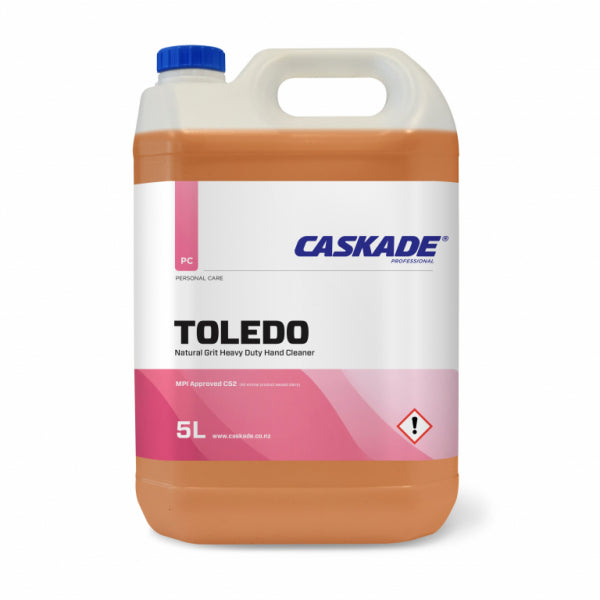 Caskade Toledo Natural Grit Heavy Hand Cleaner 5L - Carton of 3