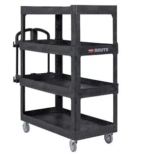 Rubbermaid 4-Shelf Heavy-Duty Ergo Utility Cart