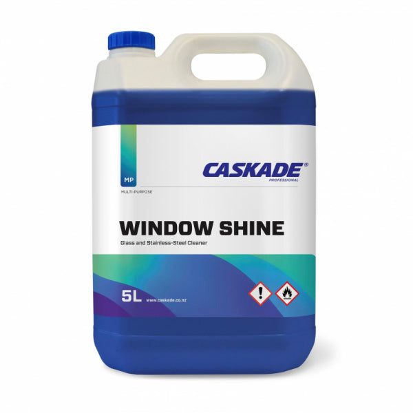 Caskade Window Shine Glass and Stainless-Steel Cleaner 5L - Carton of 3